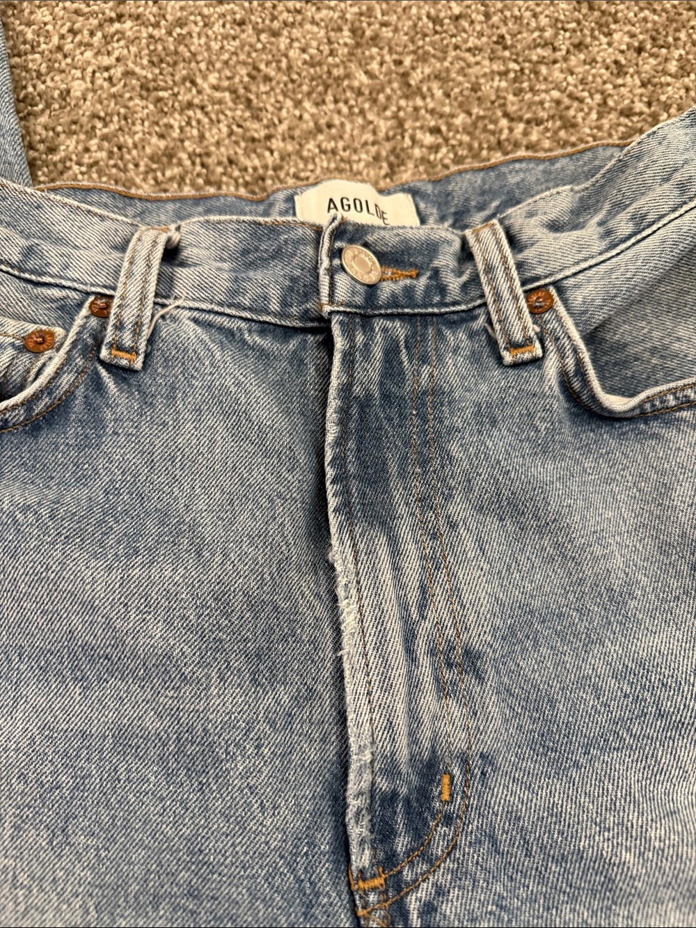 Agolde Leena Baby Flare Jeans - Picture 6 of 8